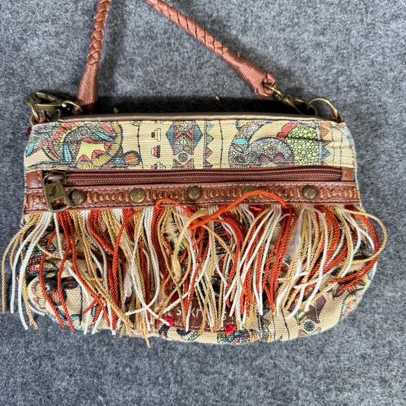 Sakroots Handbags - Sakroots‎ Boho Fringe Canvas Crossbody Bag Multicolor Artistic Braided Strap